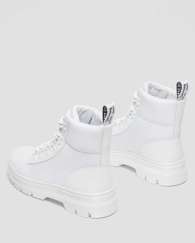 Shop Dr. Martens' Combs Women's Poly Casual Boots In White