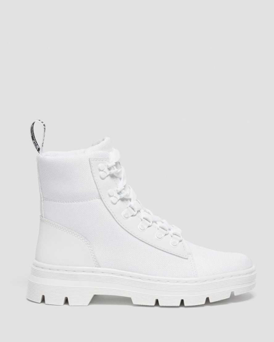 Shop Dr. Martens' Combs Women's Poly Casual Boots In White