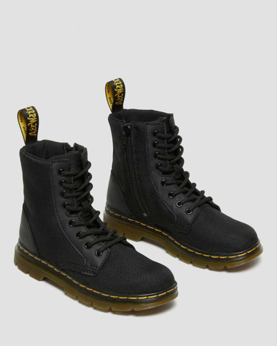 Dr. Martens' Junior Combs Extra Tough Poly Casual Boots In Black