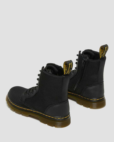 Dr. Martens' Junior Combs Extra Tough Poly Casual Boots In Black