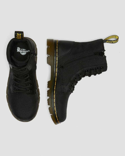 Dr. Martens' Junior Combs Extra Tough Poly Casual Boots In Black