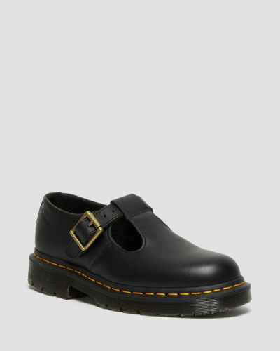 Shop Dr. Martens' Polley Women's Slip Resistant Mary Jane Shoes In Black