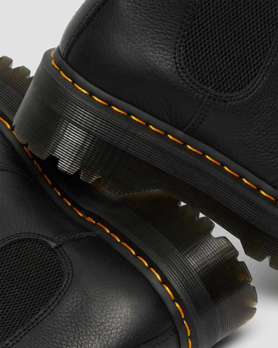 Dr. Martens' 2976 Faux Fur Lined Platform Chelsea Boots In Black