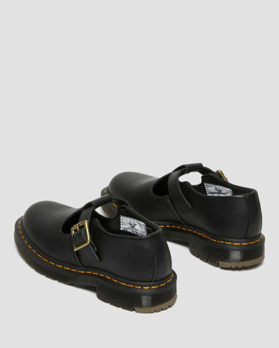Shop Dr. Martens' Polley Women's Slip Resistant Mary Jane Shoes In Black