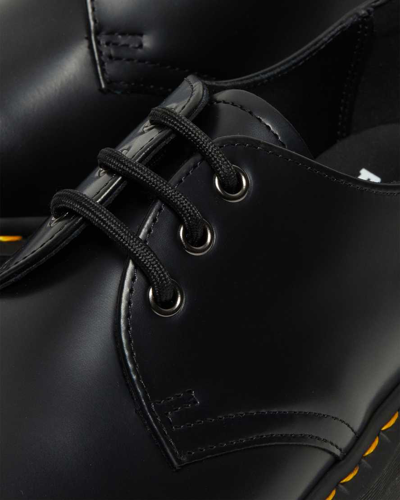 Shop Dr. Martens' 1461 Quad Plateau Schuhe In Schwarz