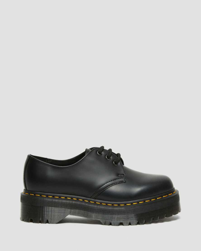 Shop Dr. Martens' 1461 Smooth Leather Platform Shoes In Schwarz