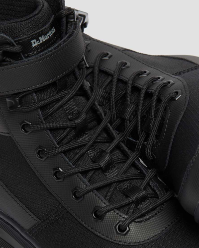 Dr. Martens' Combs Tech Poly Casual Boots In Schwarz