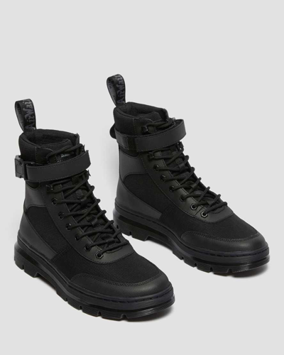 Dr. Martens' Combs Tech Poly Casual Boots In Schwarz