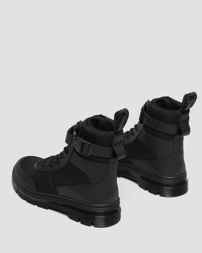 Dr. Martens' Combs Tech Poly Casual Boots In Schwarz