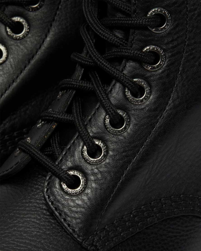 Shop Dr. Martens' 1460 Pascal Bex Pisa Leather Lace Up Boots In Black