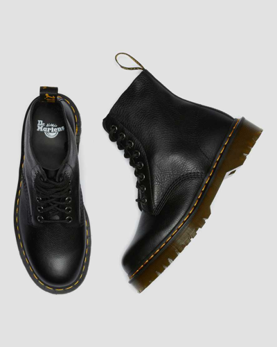 Shop Dr. Martens' 1460 Pascal Bex Pisa Leather Lace Up Boots In Black