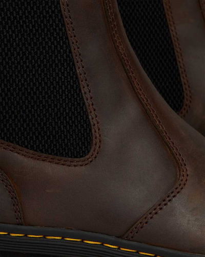 Dr. Martens' Embury Crazy Horse Leather Casual Boots In Brown