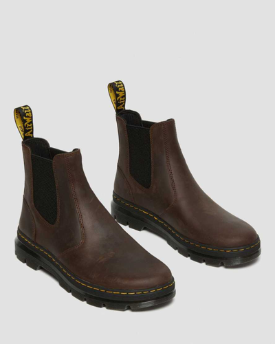 Dr. Martens' Embury Crazy Horse Leather Casual Boots In Brown