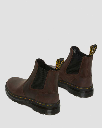 Dr. Martens' Embury Crazy Horse Leather Casual Boots In Brown