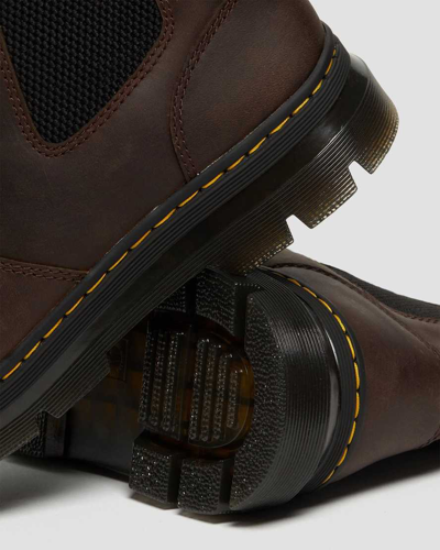 Dr. Martens' Embury Crazy Horse Leather Casual Boots In Brown