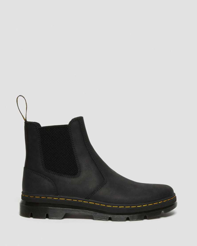 Dr. Martens Embury Mens Lugged Sole Leather Chukka Boots In Black