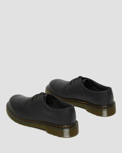 Dr. Martens' Youth 1461 Softy T Leather Shoes In Black