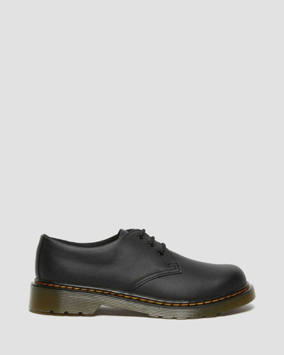 Dr. Martens' Youth 1461 Softy T Leather Shoes In Black