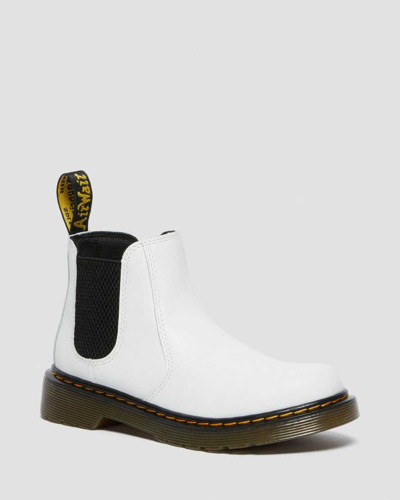 Shop Dr. Martens' Junior 2976 Leather Chelsea Boots In White