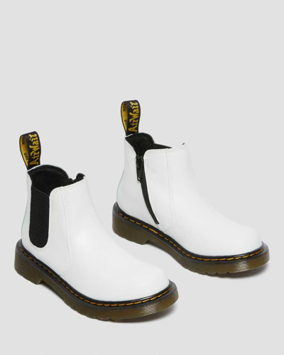 Shop Dr. Martens' Junior 2976 Leather Chelsea Boots In White