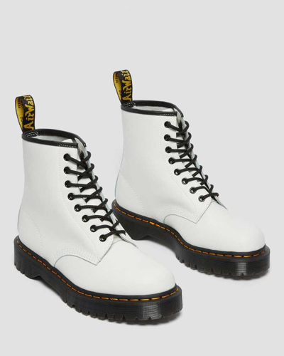 Shop Dr. Martens' Herren 1460 Bex Glattleder Plateaustiefel In Weiss