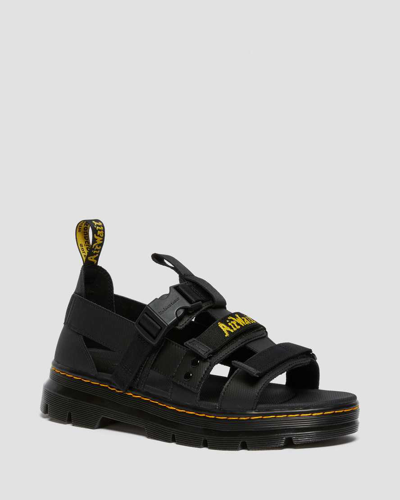 Shop Dr. Martens' Pearson Webbing Sandals In Schwarz