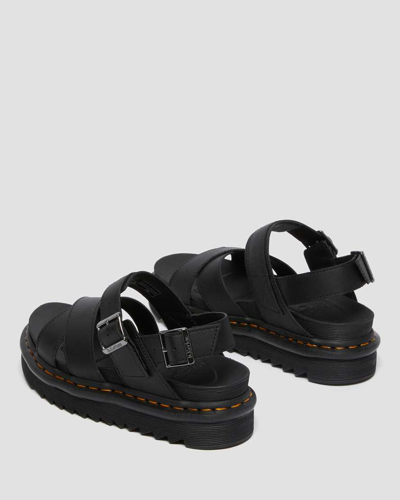 Shop Dr. Martens' Voss Ii Women's Leather Strap Sandals In Schwarz