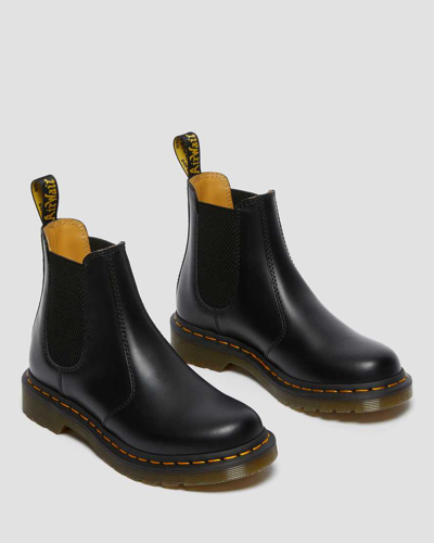 Shop Dr. Martens' 2976 Women's Smooth Leather Chelsea Boots In Black