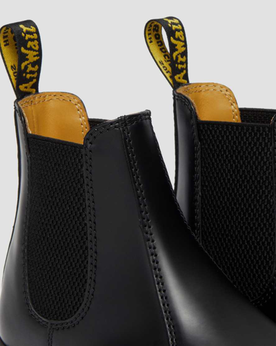 Shop Dr. Martens' 2976 Women's Smooth Leather Chelsea Boots In Black