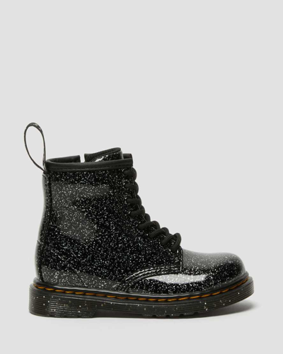 Shop Dr. Martens' Toddler 1460 Glitter Lace Up Boots In Black