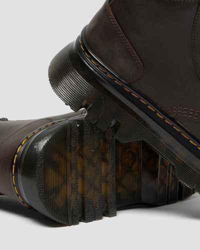 Shop Dr. Martens' Tarik Crazy Horse Leather Utility Boots In Brown
