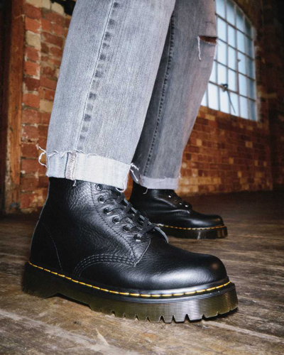 Shop Dr. Martens' 1460 Pascal Bex Leather Lace Up Boots In Black