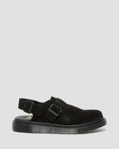 Shop Dr. Martens' Herren Jorge Made In England Wildleder Mules In Schwarz