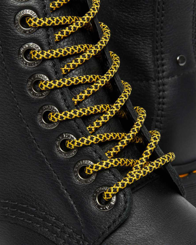 Shop Dr. Martens' Sinclair Max Pisa Leather Platform Boots In Schwarz