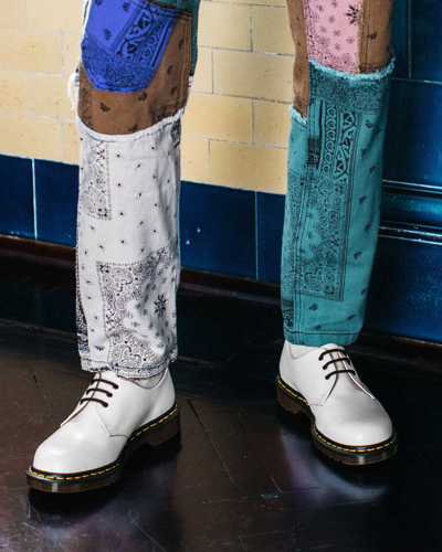 Dr. Martens 1461 Vintage Made In England Oxford Shoes In Animal Print