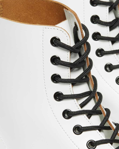Dr. Martens Unisex 1460 Smooth 8 Eye Boots In White