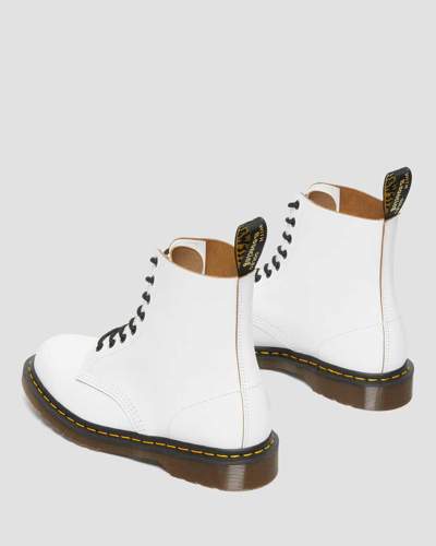 Dr. Martens Unisex 1460 Smooth 8 Eye Boots In White