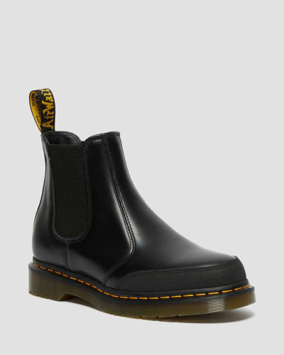 Shop Dr. Martens' 2976 Guard Panel Leather Chelsea Boots In Black