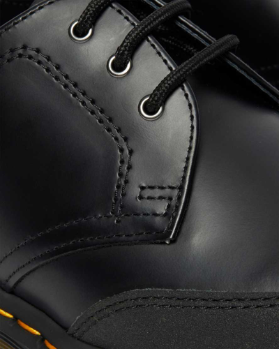 Shop Dr. Martens' 1461 Guard Panel Lederschuhe In Schwarz