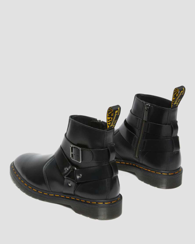 Shop Dr. Martens' Jaimes Leather Harness Chelsea Boots In Black