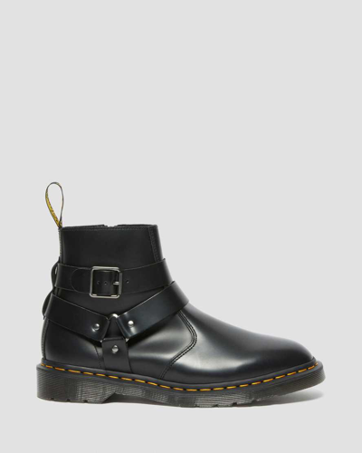 Shop Dr. Martens' Jaimes Leather Harness Chelsea Boots In Black