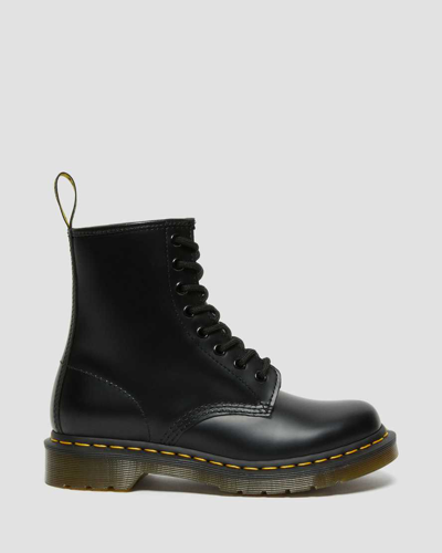 Dr. Martens' 1460 Lace-up Combat Boots In Smooth Leather In Black
