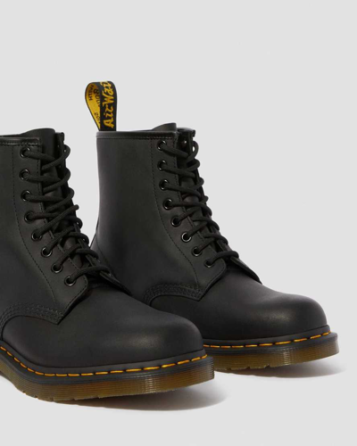 Dr. Martens' 1460 Waterproof 8 Eye Boots In Black