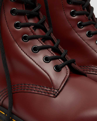 Dr. Martens' Dr.martens Smooth Boots In Cherry Color Leather In Rot