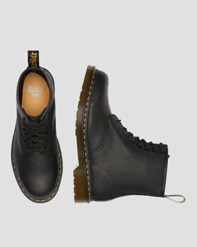 Dr. Martens' 1460 Waterproof 8 Eye Boots In Black