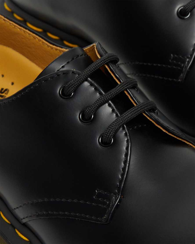 Dr. Martens' Unisex 1461 Quad Polished Smooth Shoes In Black
