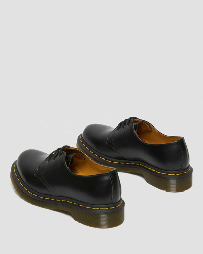 Dr. Martens' Unisex 1461 Quad Polished Smooth Shoes In Black