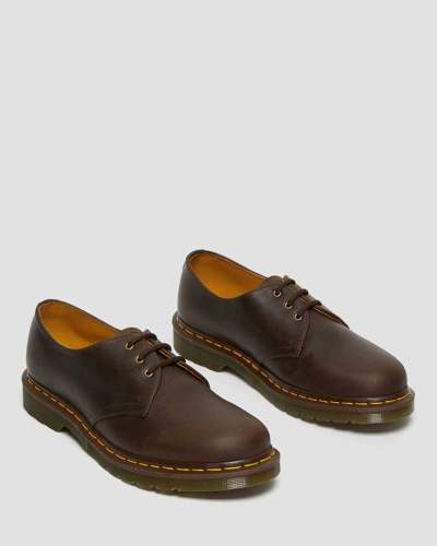 Dr. Martens 1461 Crazy Horse Leather Oxford Shoes In Braun