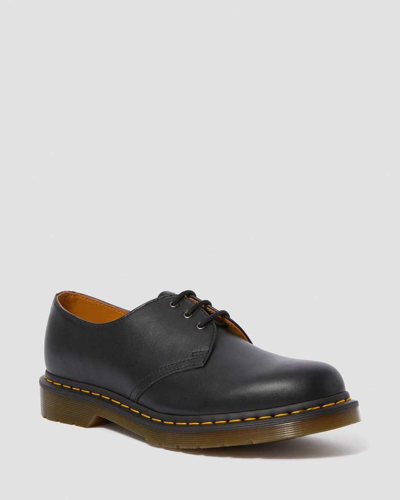 Shop Dr. Martens' 1461 Nappa Leather Oxford Shoes In Black