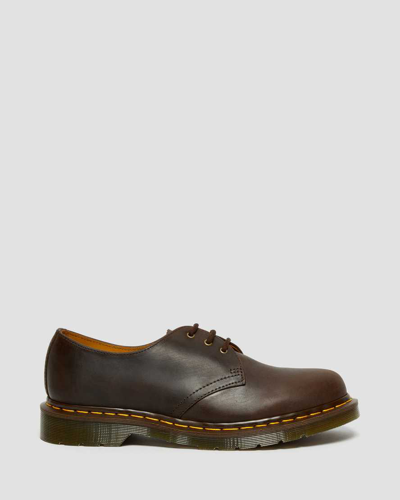 Dr. Martens 1461 Crazy Horse Leather Oxford Shoes In Braun